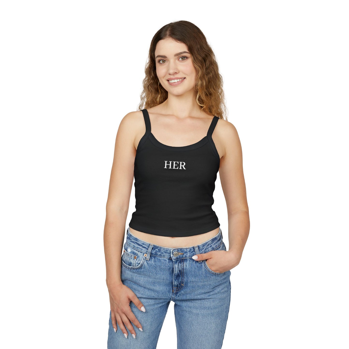 "HER" Cropped Tank Top