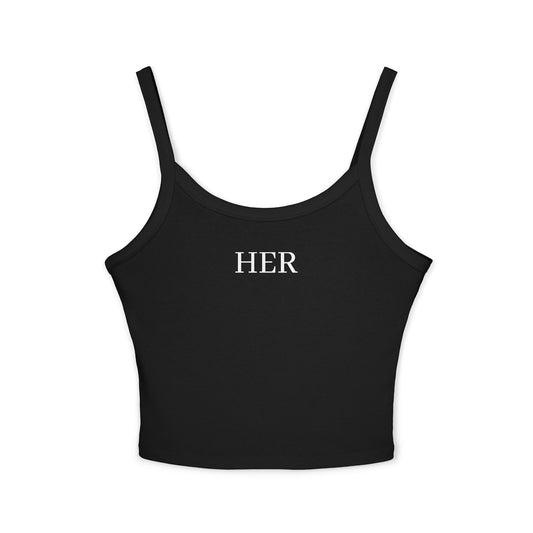 1026 "HER" Cropped Tank Top