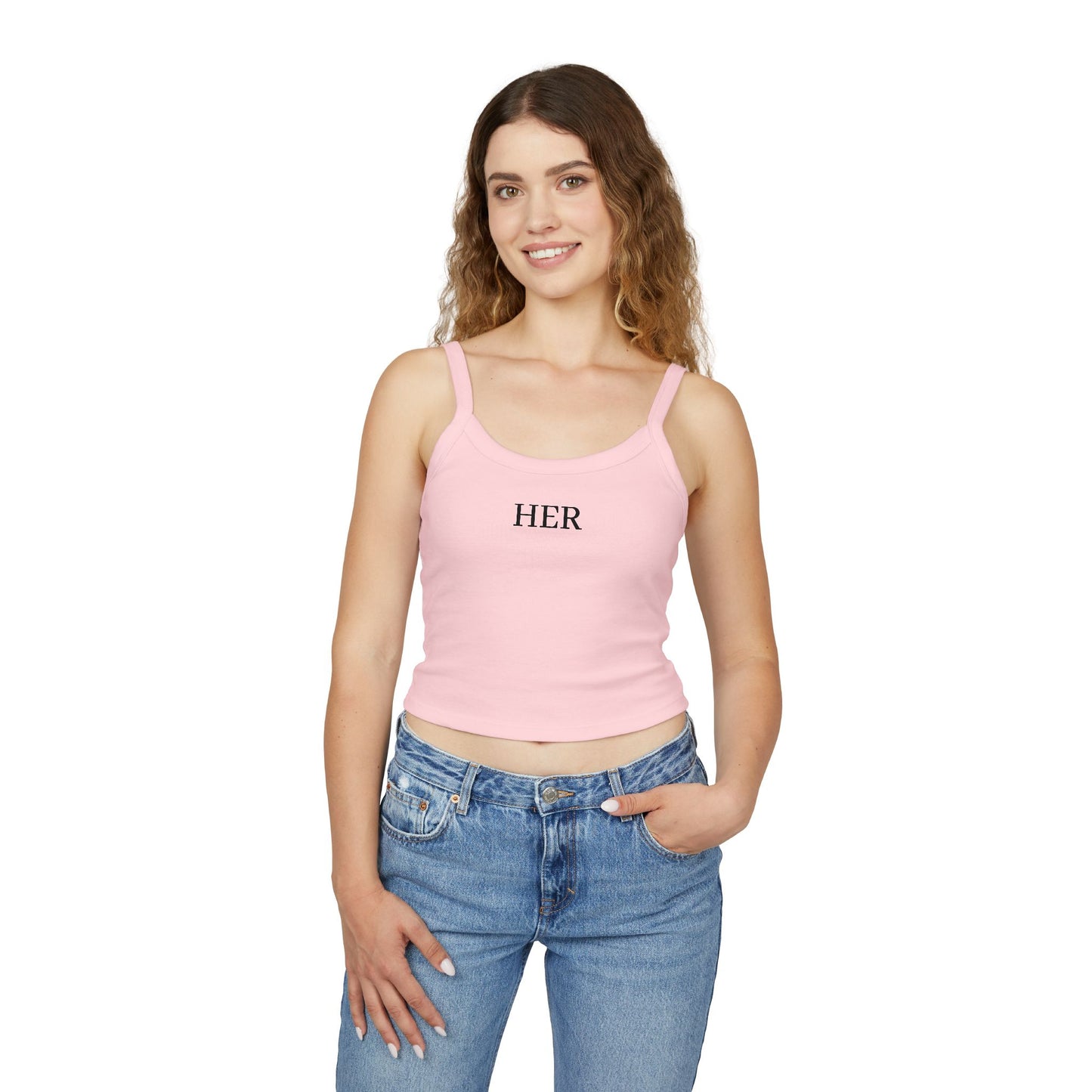 "HER" Cropped Tank Top