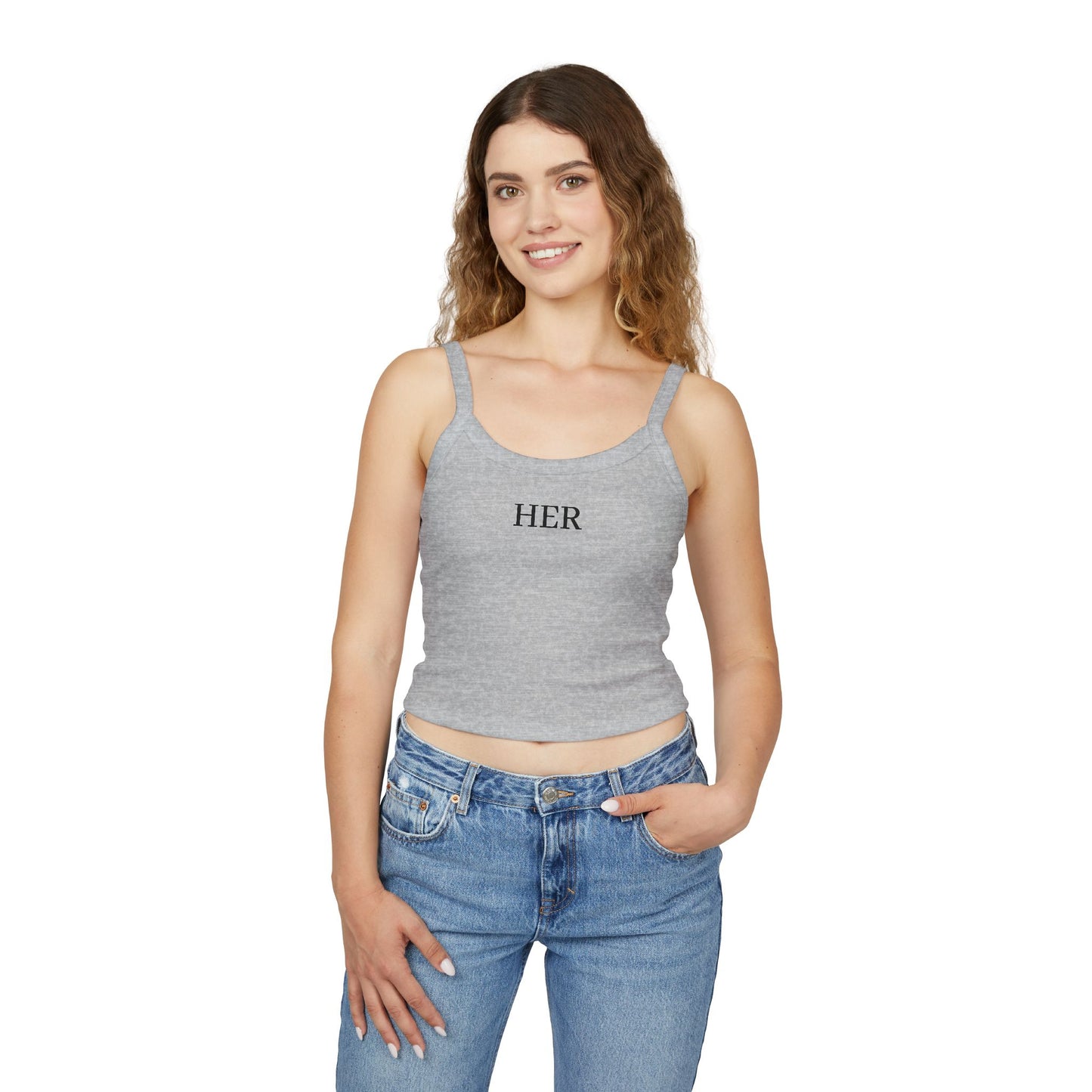 "HER" Cropped Tank Top