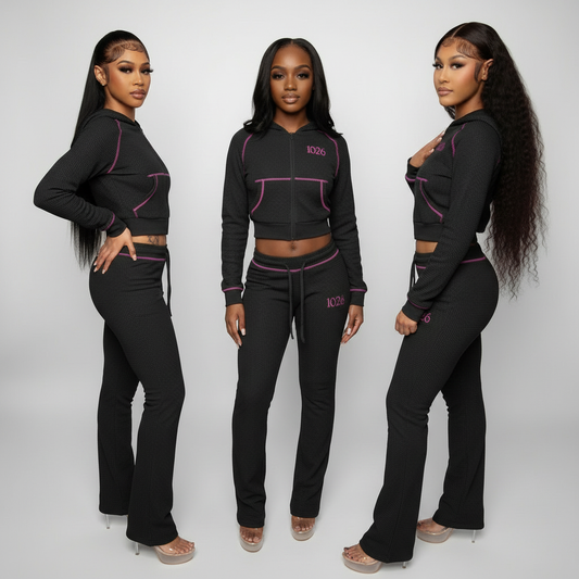 The Lovers 2 Piece Set - Black