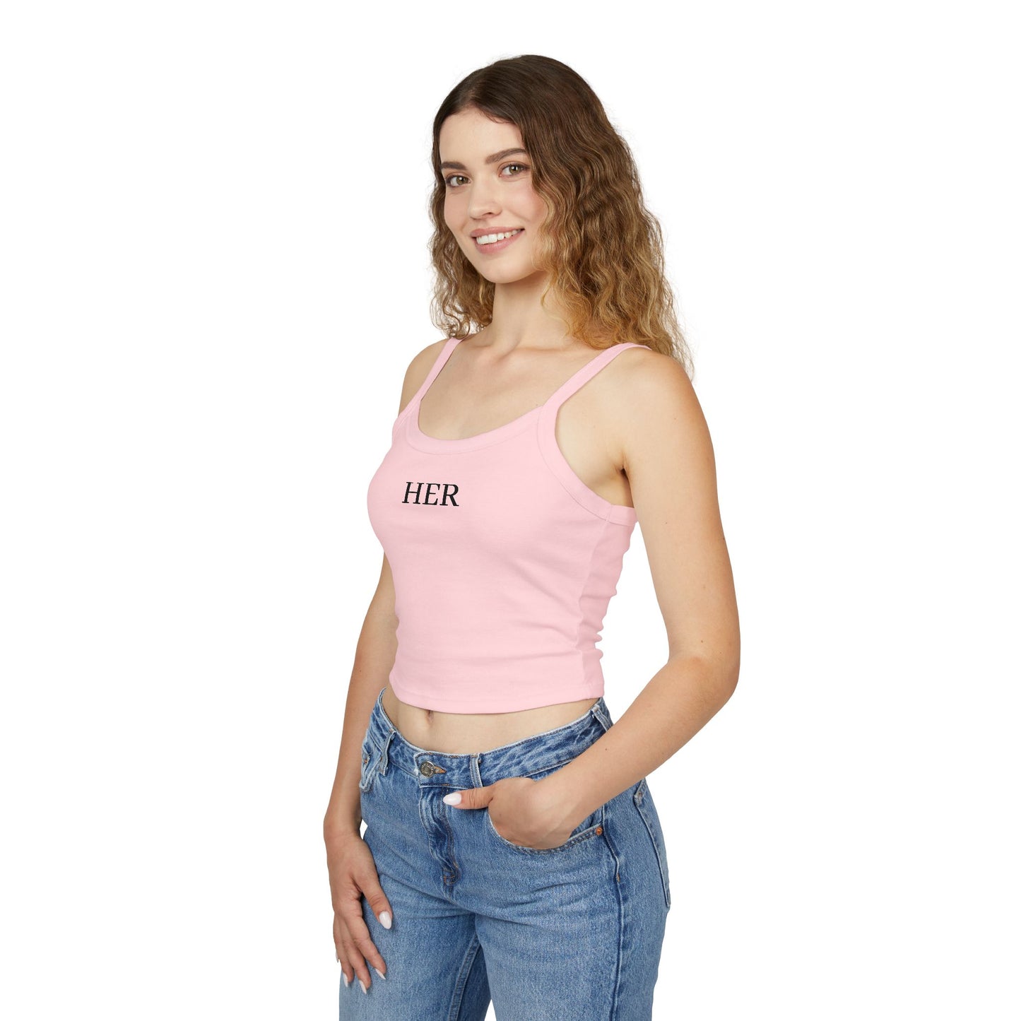 "HER" Cropped Tank Top