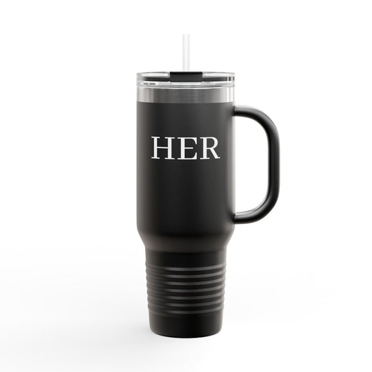 “HER” Affirmation 40oz Insulated Travel Tumbler