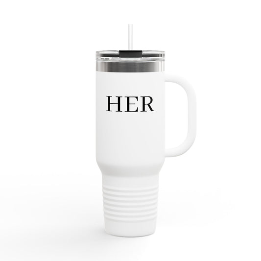 “HER” Affirmation 40oz Insulated Travel Tumbler