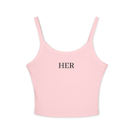1026 "HER" Cropped Tank Top