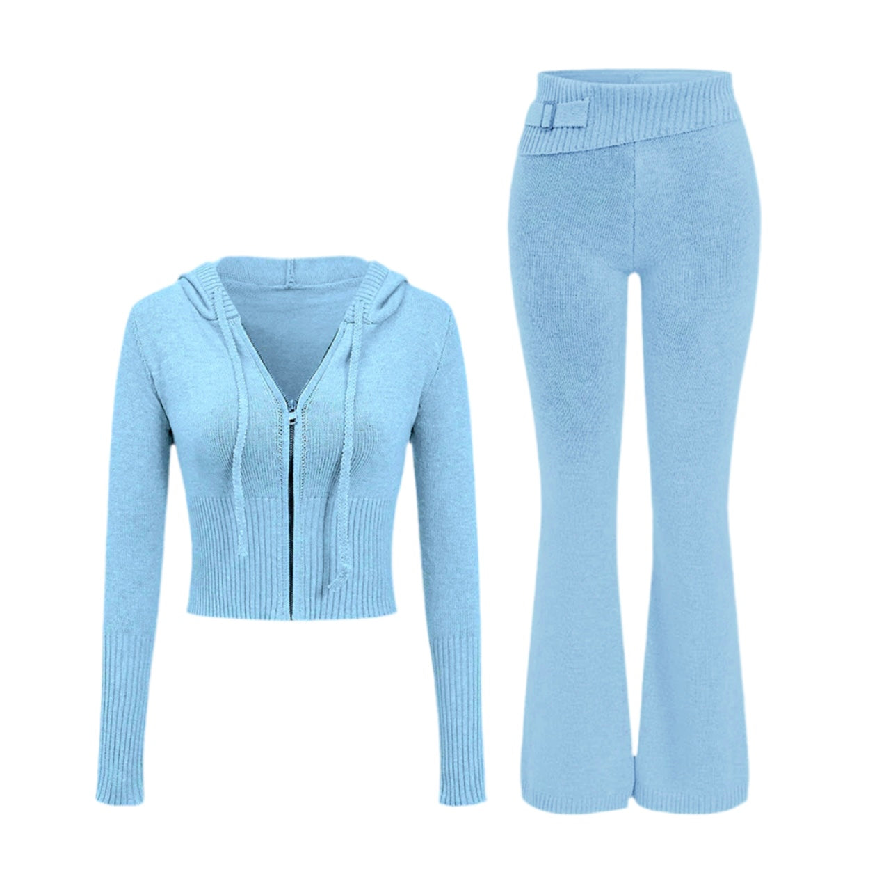 Soft Knit Set - Blue